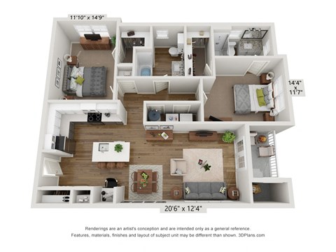 6000 Forest Village Drive 1-3 Beds Apartment for Rent - Photo Gallery 54